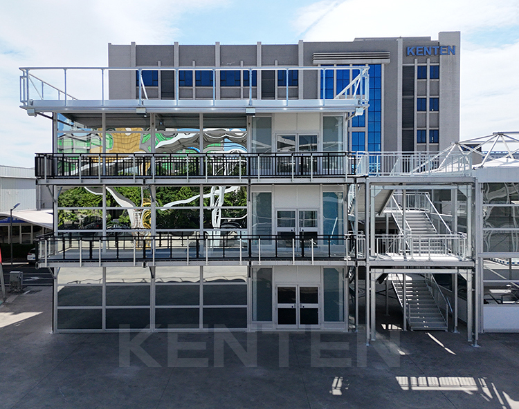 three- story tents