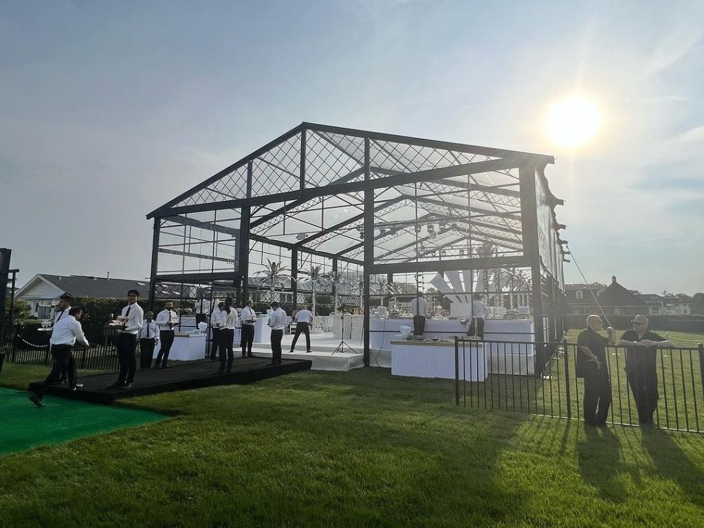 Black Aluminum Wedding Tent