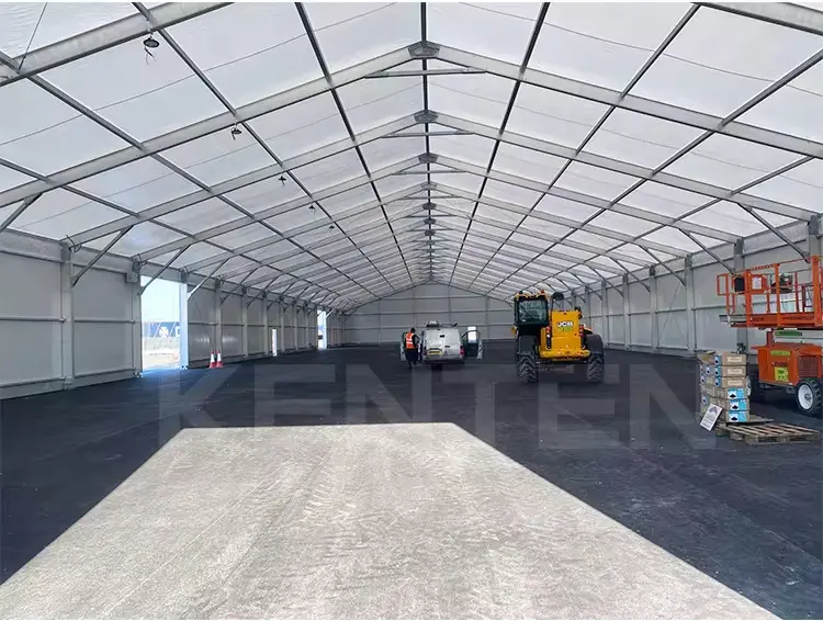 Commercial storage tent