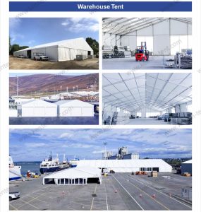 Using Structure Tents to Build Temporary Warehouse Space