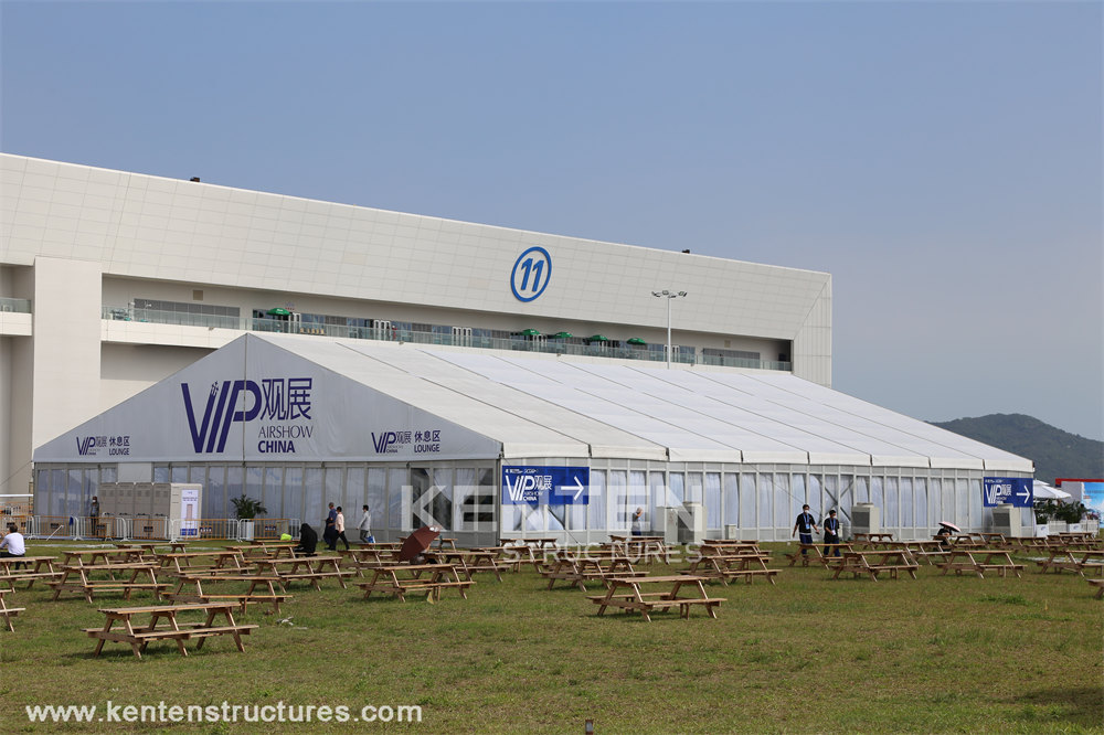 VIP viewing tent